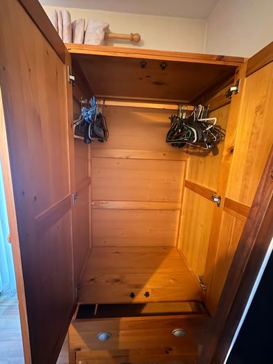 Wardrobe with drawers
