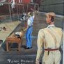 Peter Brown " Parima" in dry docks, 1949 oil  picture Image 3