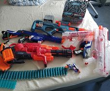 Selection of Nerff Guns and ammo