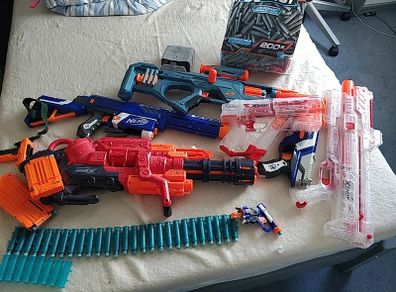 Selection of Nerff Guns and ammo