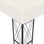 Gazebo 3x3 m Cream Fabric Image 3