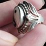 Vintage Yin-Yang Ring in Sterling Silver. Image 4