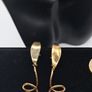 Vintage 9ct  yellow gold earrings Image 10