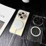 Transparent And Yellow-Resistant Magnetic Case Designed for Oneplus Open, Compatible with Magnetic Wireless Charging, Offering a Slim Fit And Shockproof Image 2