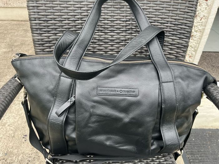 Bugaboo Storksak Leather Bag
