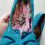 Turquoise Irregular Choice heels, size 6 Image 4