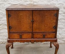 Vintage Walnut Cocktail Cabinet.