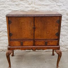 Vintage Walnut Cocktail Cabinet.