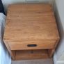 Bedside Table Wood, Quick sale, collection Ringsend Image 3