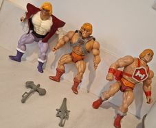 He-Man Figures from 1980's x3 with accessories