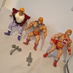 He-Man Figures from 1980's x3 with accessories