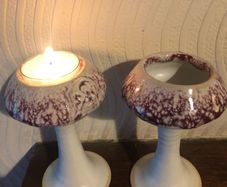 Moville handmade candlesticks - pair