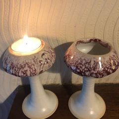 Moville handmade candlesticks - pair