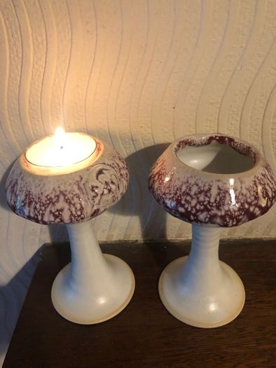 Moville handmade candlesticks - pair