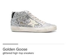 Golden goose glitter runners