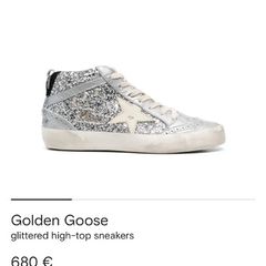 Golden goose glitter runners