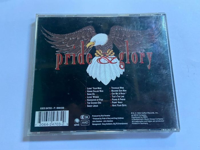 Pride & Glory Self Titled CD