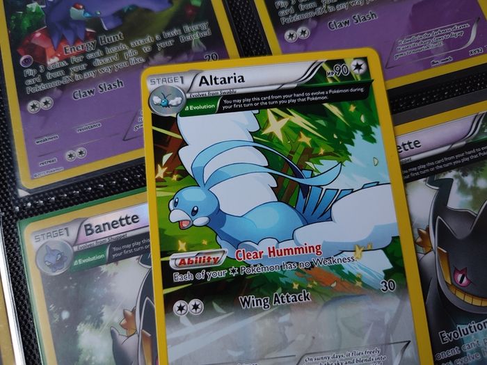 Altaria ! Full Art ! Non Holo Rare ! from Roaring Skies Set ! 2015 ! Pokemon Card !