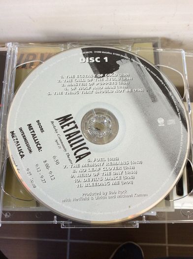 Metallica. S&M Double Album On CD. Metallica With The San Fran Symphony Orchestra.
