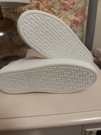 Zara leather trainers