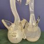 tall signed Franco Moretti venetian swans Image 4