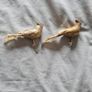 Christmas Gold Birds X 2 Image 2