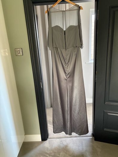 Long Grey Occasion Dress - 14L