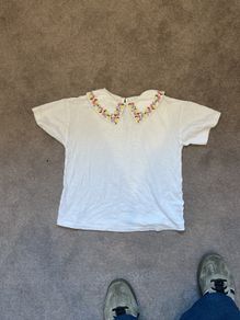 Girls Next white t-shirt age 8