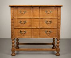 Stunning Brutalist Danish Oak Chest of Drawers