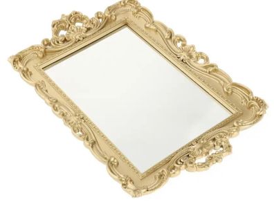 Mirrored stylish Vanity Display Tray Makeup Mirror Jewellery, Cosmetic Perfume Organizer like new