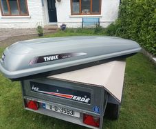 Thule polar 700 440l roof box swap for smaller / shorter roof box