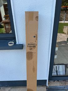 Grey AGGER 300 Garden Umbrella Brand New in Box