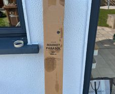 Grey AGGER 300 Garden Umbrella Brand New in Box