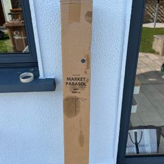 Grey AGGER 300 Garden Umbrella Brand New in Box