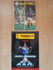 Celtic FC V Ranger Scottish Cup Programmes X 2