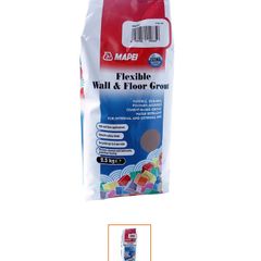 Mapei Brown Tile Floor and Wall Grout, 2.5kg