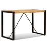Dining Table Solid Rough Mango Wood 120 cm Image 2
