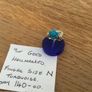 New 9ct Gold Turquoise Stone Cluster Ring. ( Bargain) REDUCED PRICE. Image 3