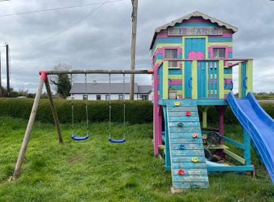 Play House with Swings and Slide