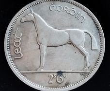 Ireland - 1959 - Half Crown - Horse - KM.16a - [189]