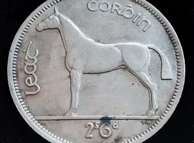 Ireland - 1959 - Half Crown - Horse - KM.16a - [189]