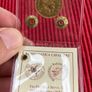 Vatican 1869 10 Lire Gold Coin Papal State Rare low mintage 5944! Image 5