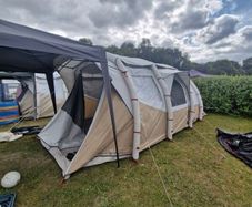 Quechua 6.3 6 Berth Air Tent with Gear ready for electric picnic