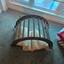 Wooden Arch Rocker Perfect Condition With Cushion Image 3
