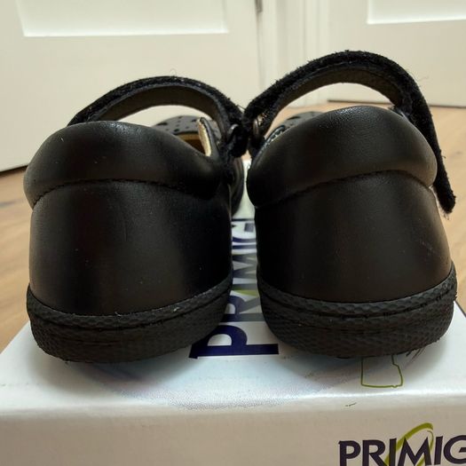 Primigi black leather school shoes size 10 1/2 EU29