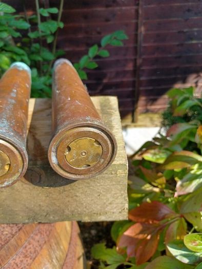 Brass Artillery Shells,Military, Antique