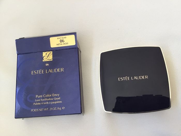Brand New Estee Lauder Pure Color Envy Luxe Eyeshadow Quad Metal Moss