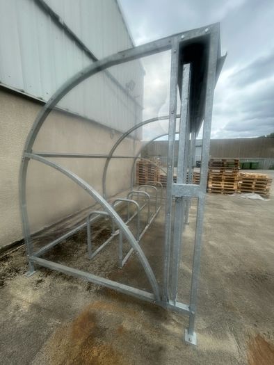 Galvaized bike shed