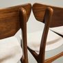 Iconic Danish Mid-Century Teak & Wool Dining Chairs by Schionning & Elgaard Image 7
