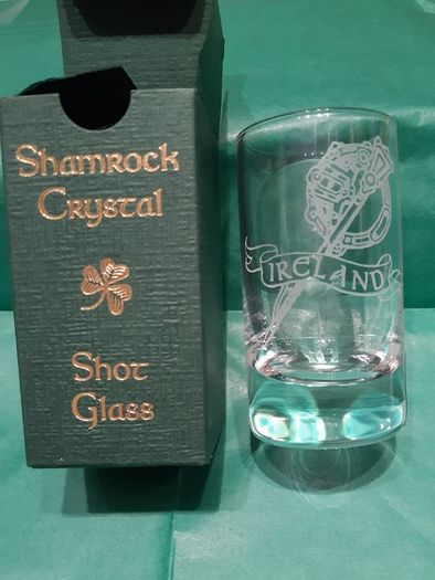 Shot Glass - Shamrock Crystal